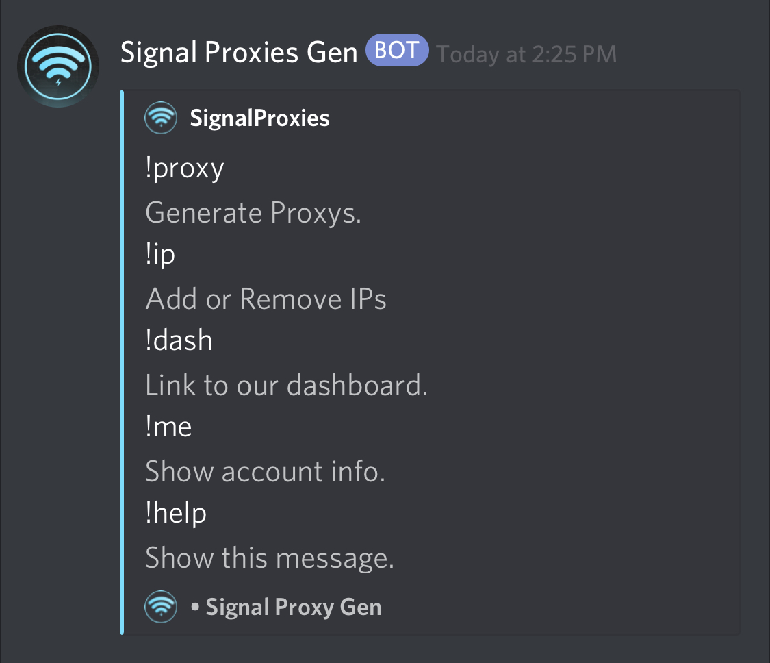 Discord proxy bot